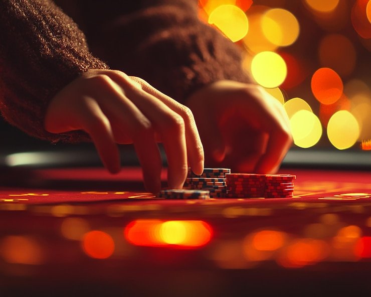 Bet slip with odds and stake entry